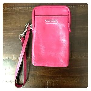 Coach phone case/wallet